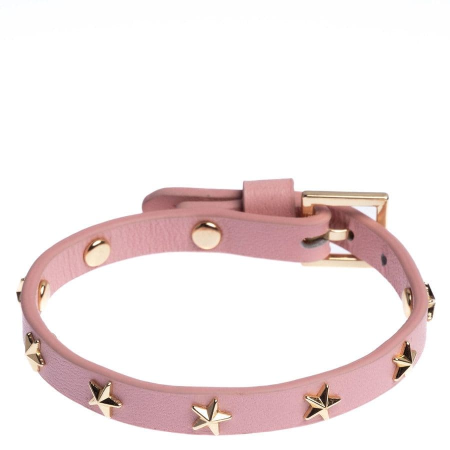 DARK Leather Star Stud Bracelet – Mini Blossom