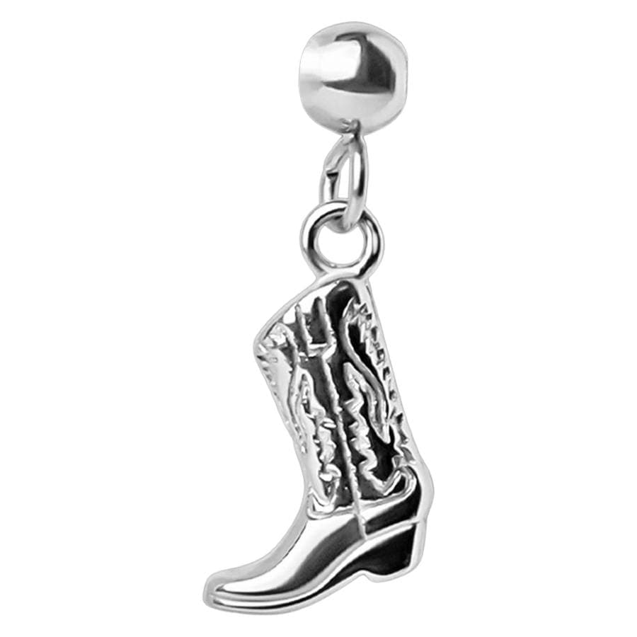 Muli Collection Boot Charm Silver