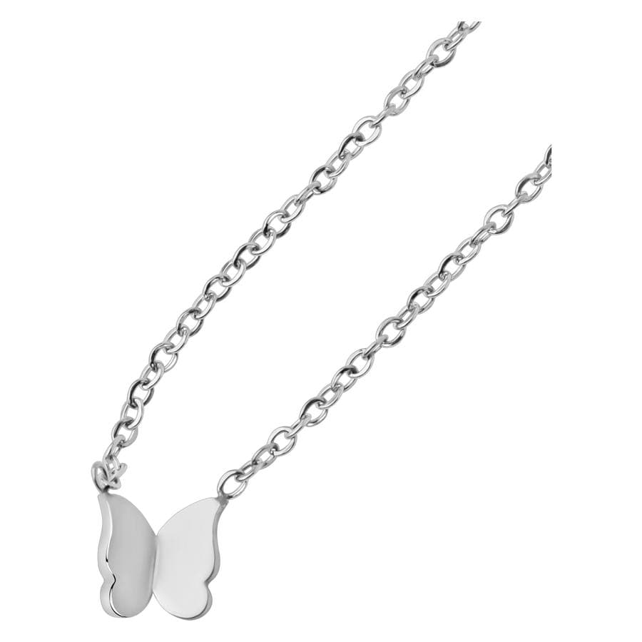 Muli Collection Butterfly Necklace Silver