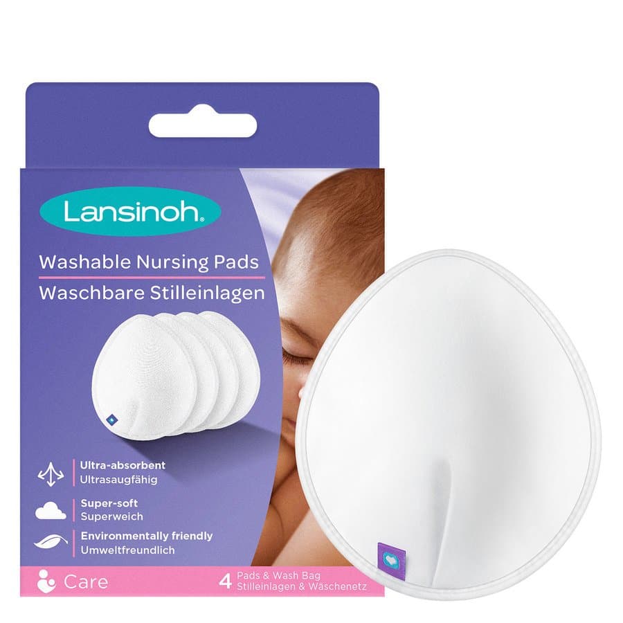 Lansinoh Washable Nursing Pads White 4 kpl