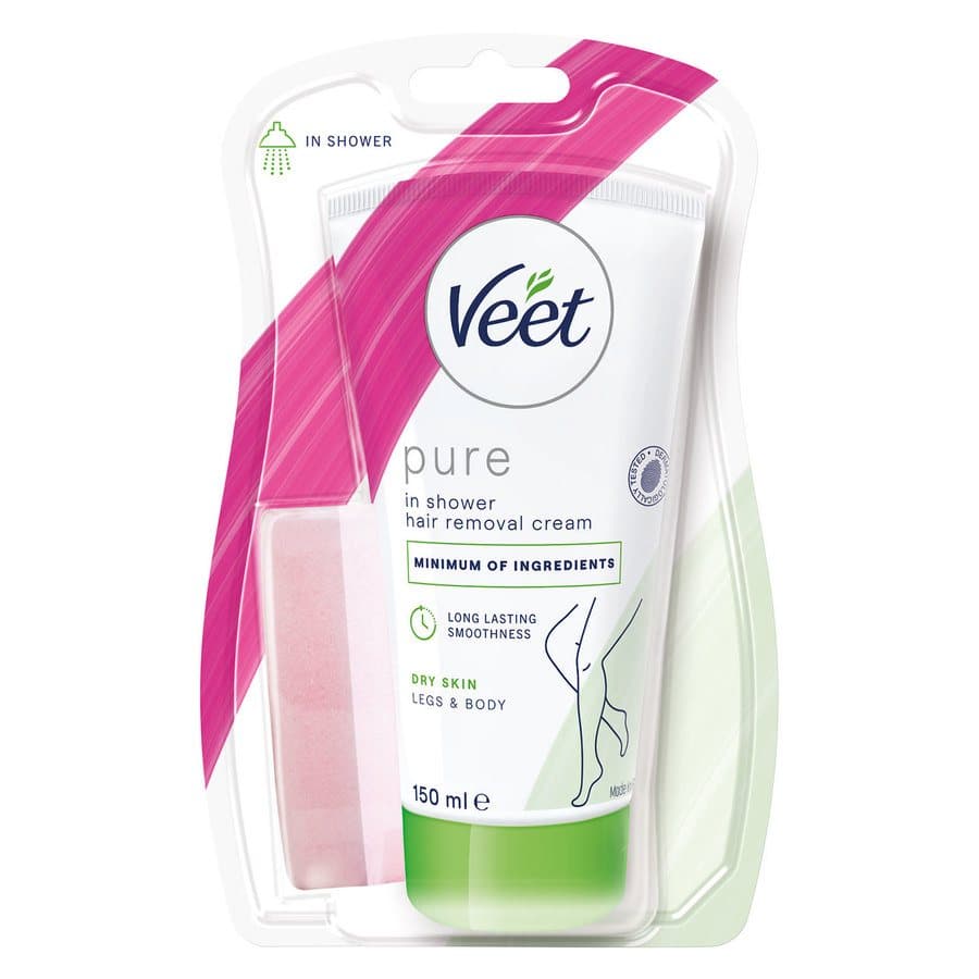Veet Pure In-Shower Hair Removal Cream Dry Skin 150ml