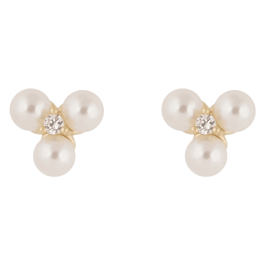 Snö Of Sweden Eira Tripple Pearl Ear Onesize Gold/ White