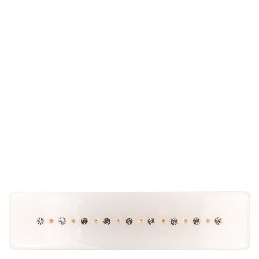 DARK Crystal Hair Clip Large ─ White