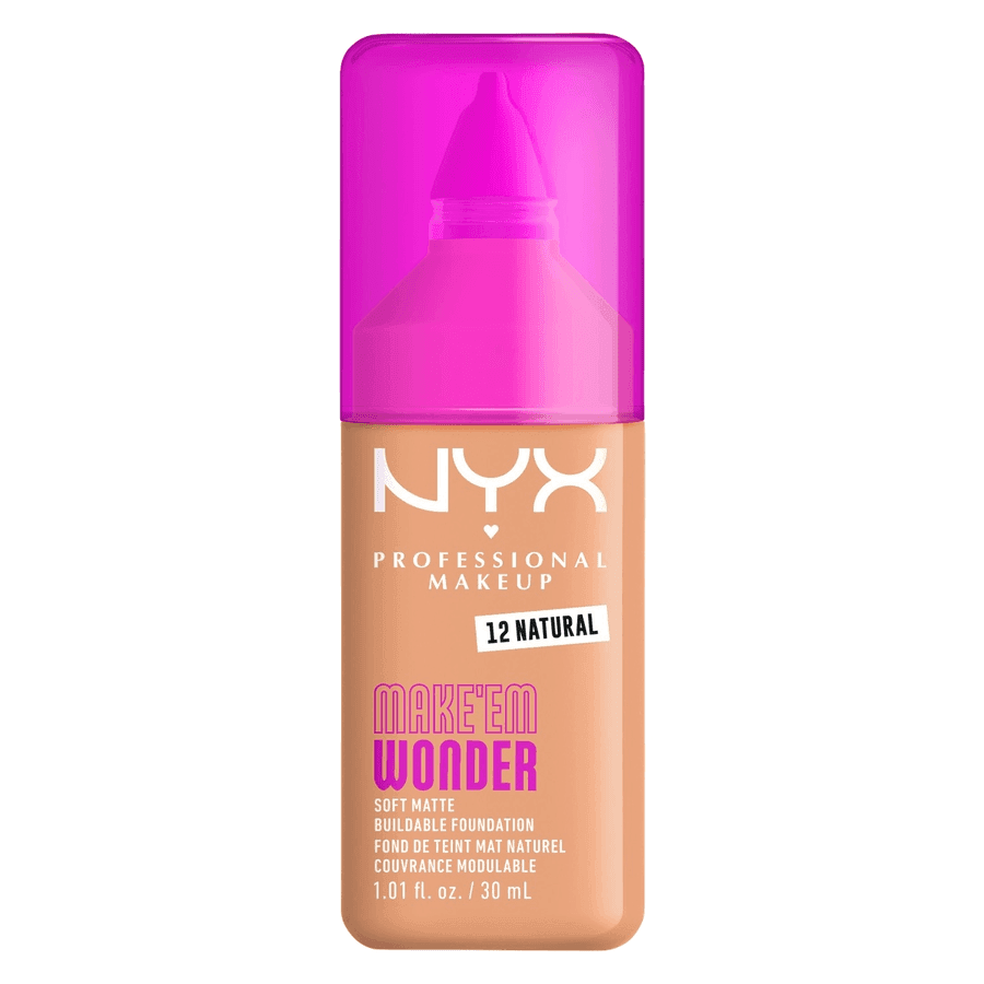 NYX Professional Makeup Make Em Wonder Foundation 12 Natural 25ml