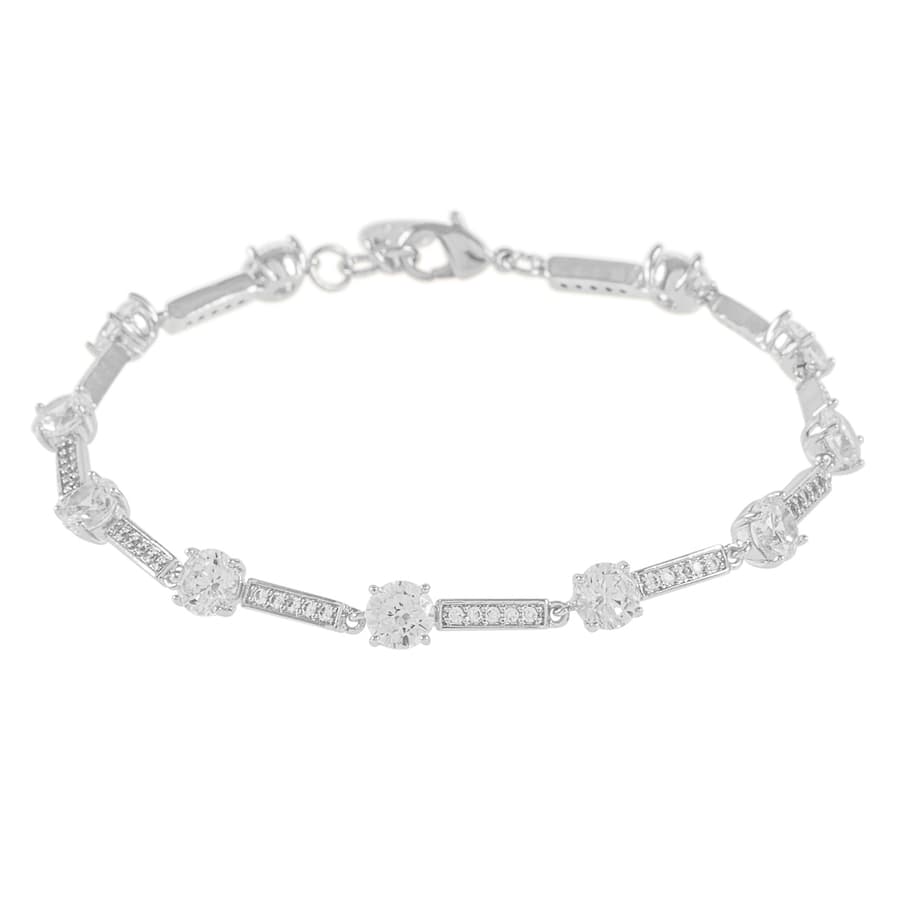 SNÖ of Sweden Chicago Bracelet Silver/Clear Onesize