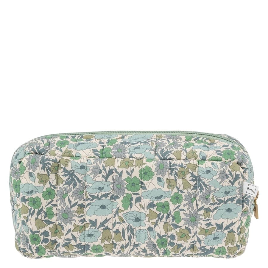 Bon Dep Pouch XS Square MW Liberty Poppy And Daisy Teal