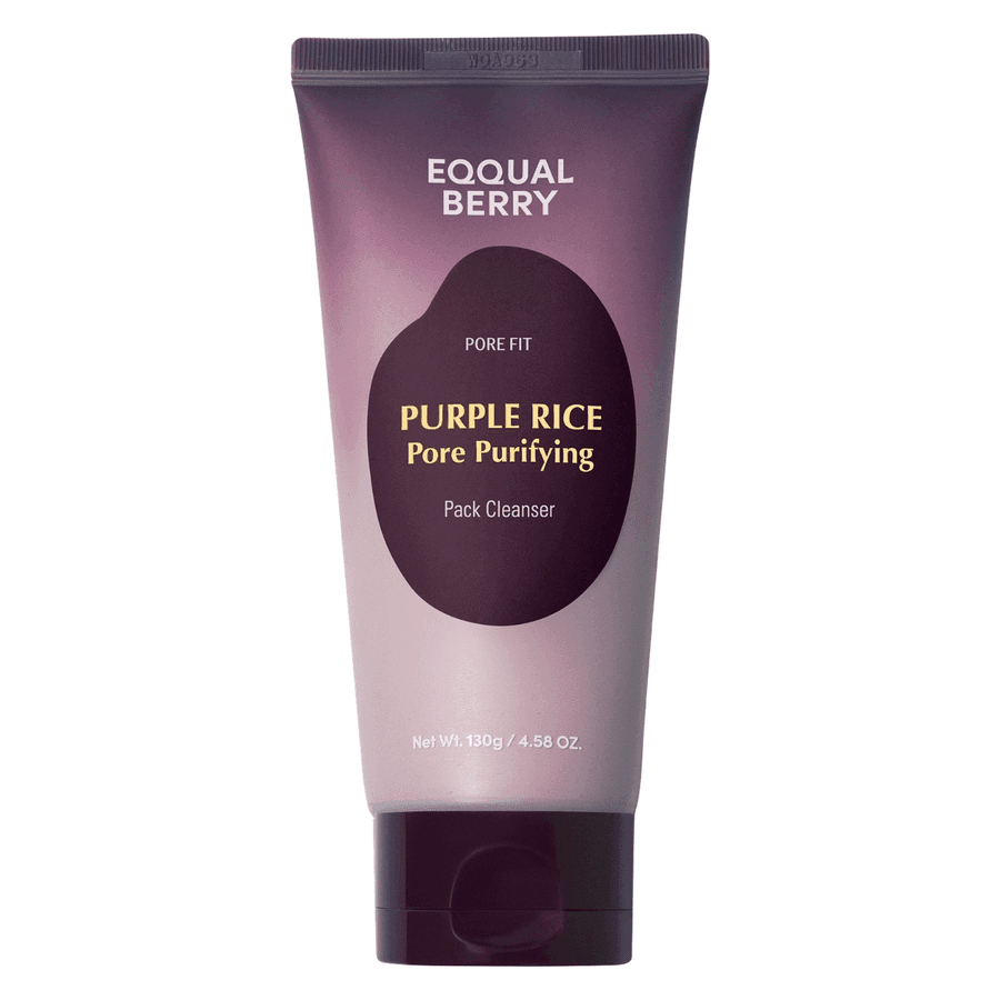 EQQUALBERRY Purple Rice Pore Purifying Pack Cleanser 130g