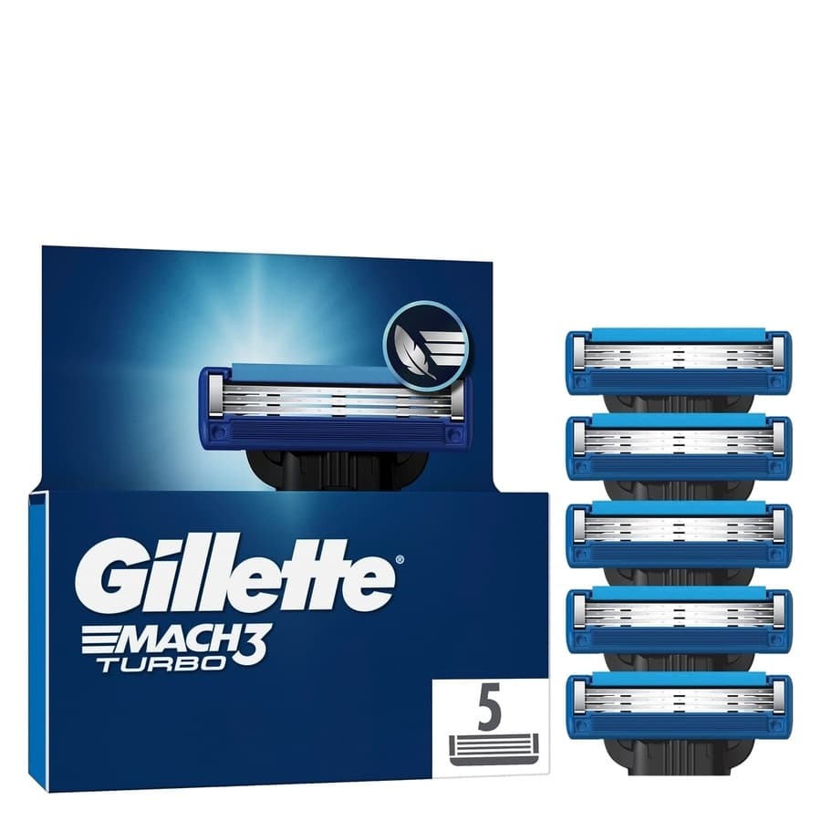 Gillette Mach3 Turbo Men’s Razor Blade Refills 5 kpl