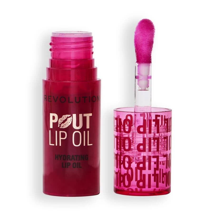 Makeup Revolution Pout Lip Oil Cherry Red 3ml