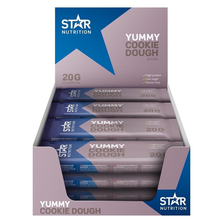 Star Nutrition Soft Protein Bar Cookie Dough 12x55g