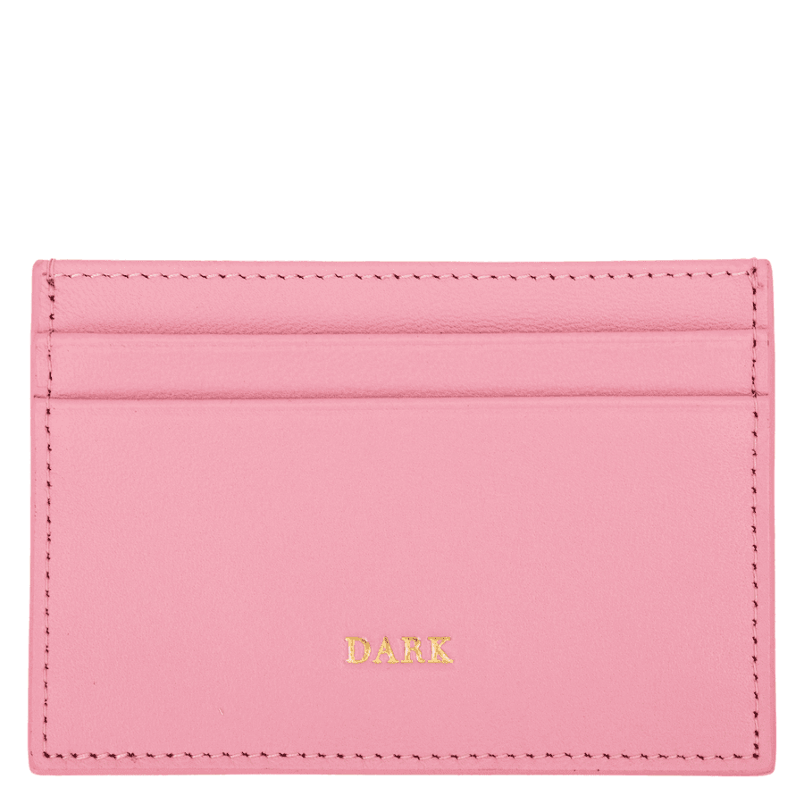 DARK Leather Card Holder Nappa Bubblegum Pink