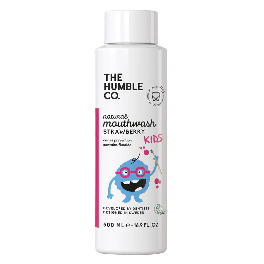The Humble Co Humble Natural Mouthwash Kids Strawberry 500 ml