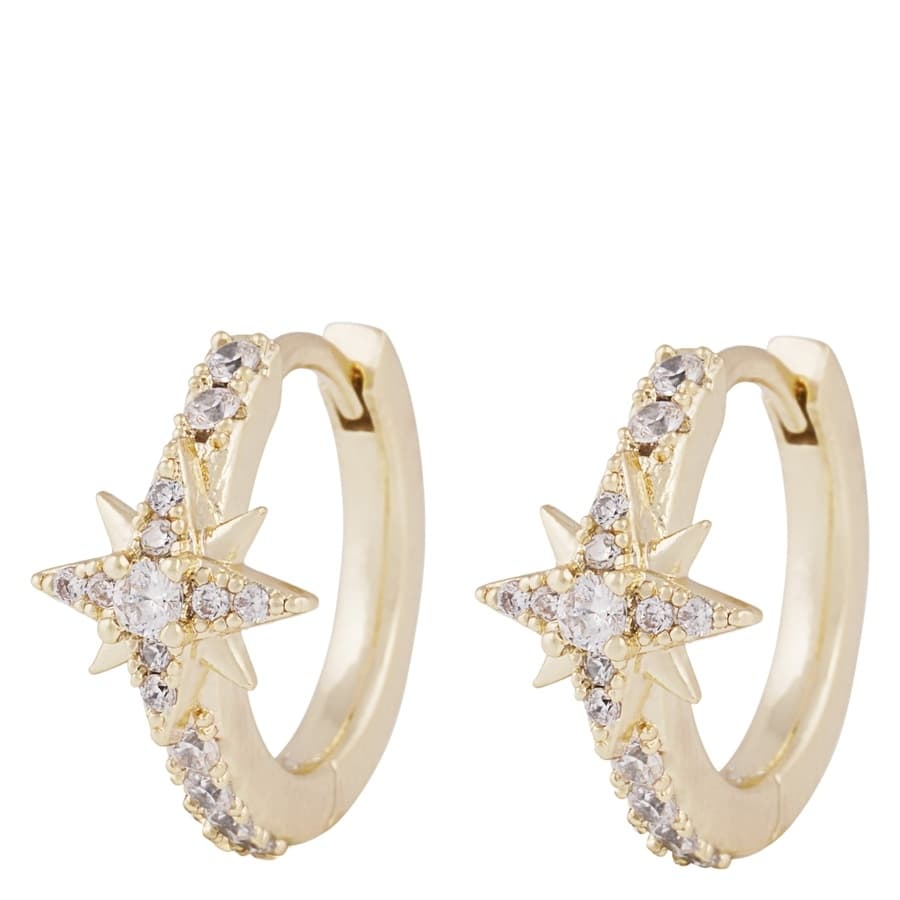 Snö of Sweden Stellaris Oval Ear Gold Clear Onesize