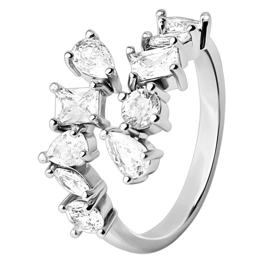 Muli Collection Adjustable Lithe Ring Silver