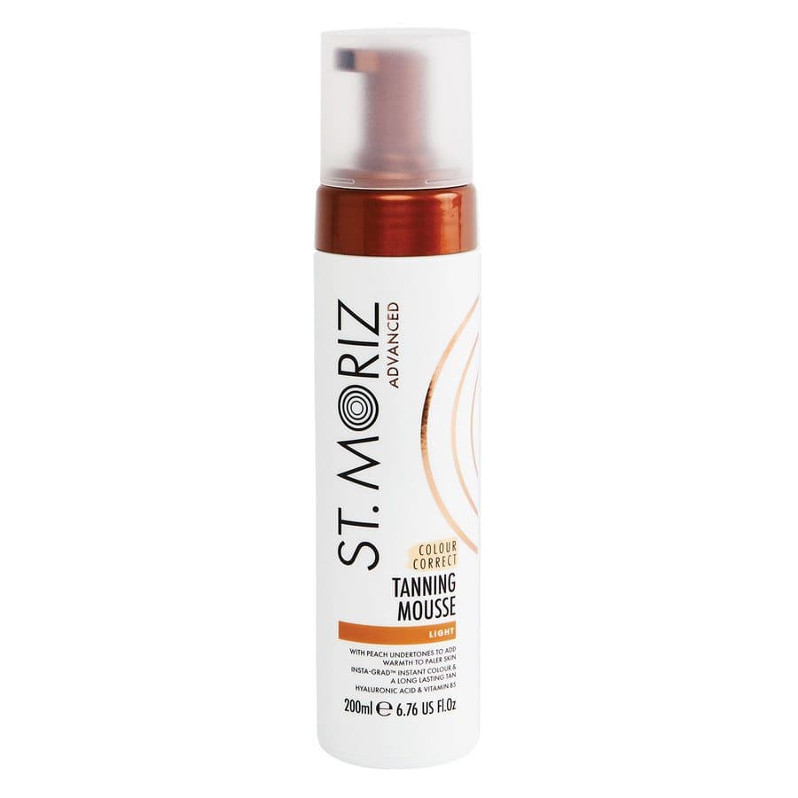 St.Moriz Advanced Colour Correcting Tanning Mousse 200 ml – Light