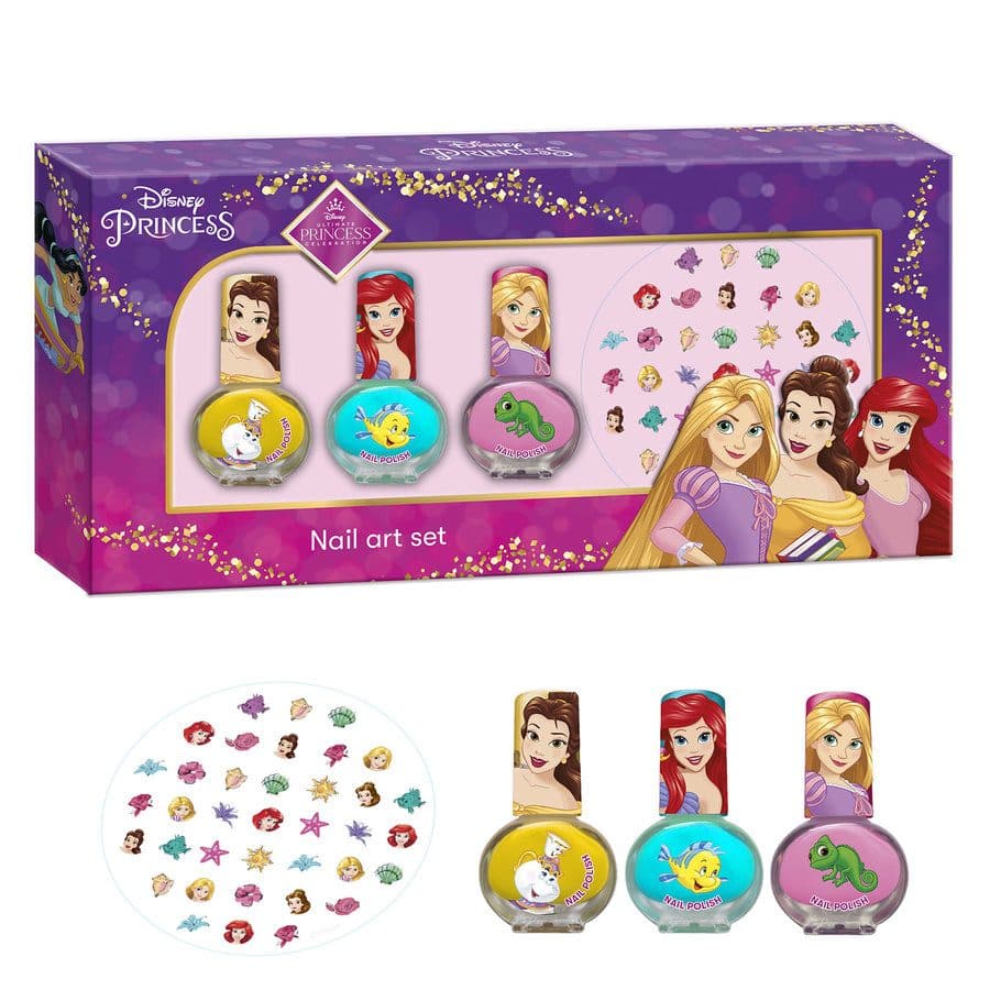 Disney Princess Nail Art Set 4 kpl