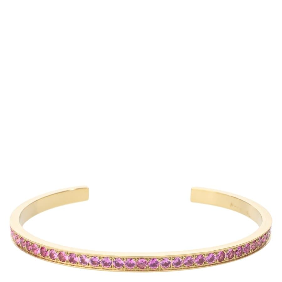 DARK Crystal Cuff Broad Pink
