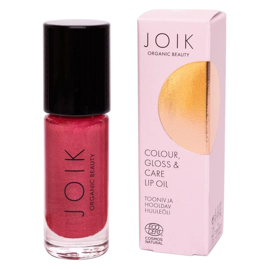 JOIK Organic Colour Gloss & Care Lip Oil 02 Vadelma Sorbet 4,5ml