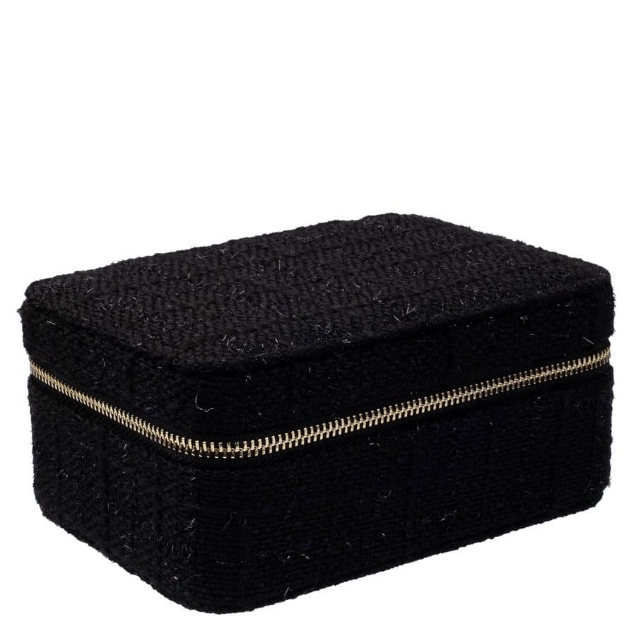 DARK Tweed Jewellery Box ─ Black