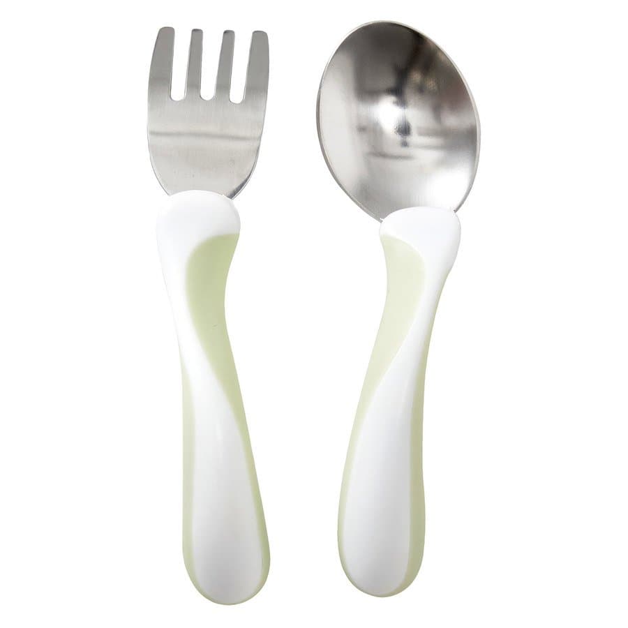 Bambino My First Fork & Spoon – Mint