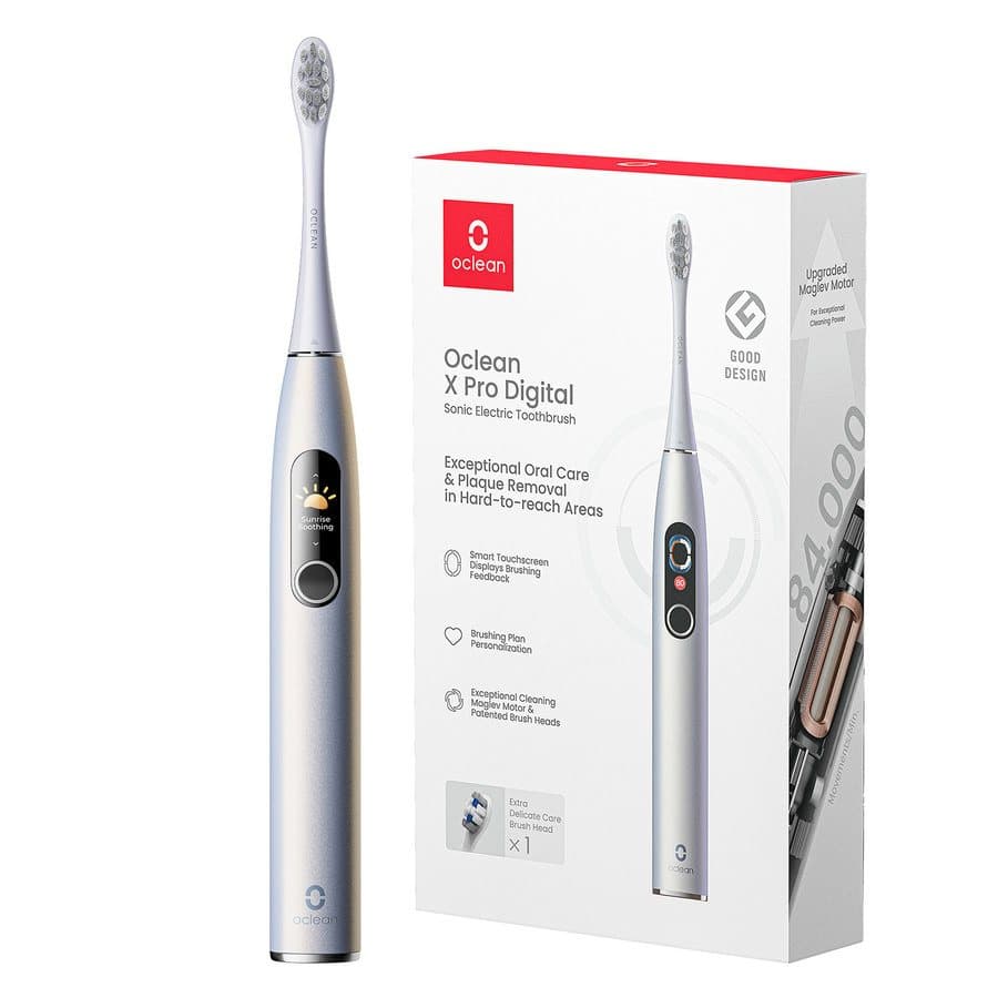 Oclean Electric X Pro Digital Toothbrush – Silver