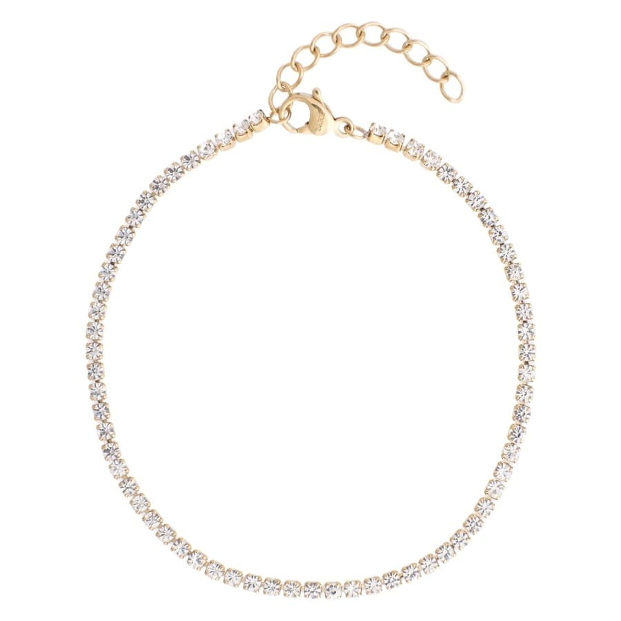 DARK Tennis Chain Bracelet 2 mm ─ Crystal