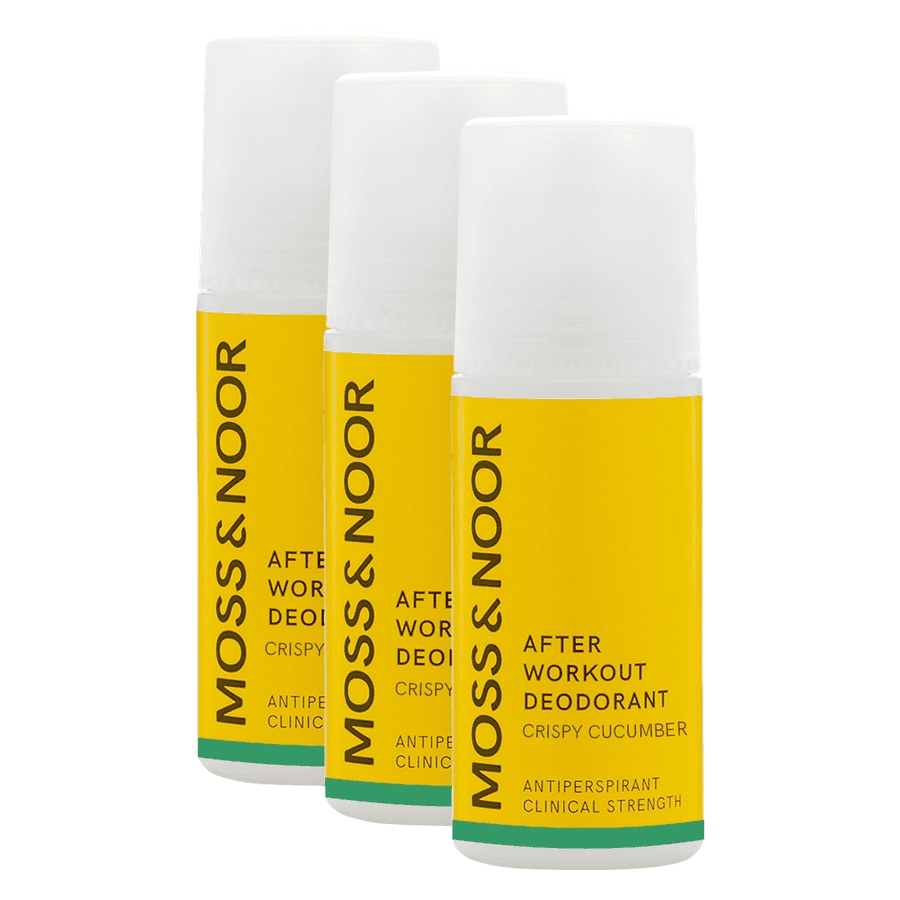 Moss & Noor After Workout Deodorant Crispy Cucumber 3x60ml