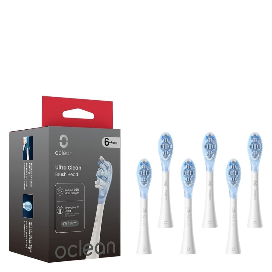 Oclean Ultra Clean Brush Head White 6pcs