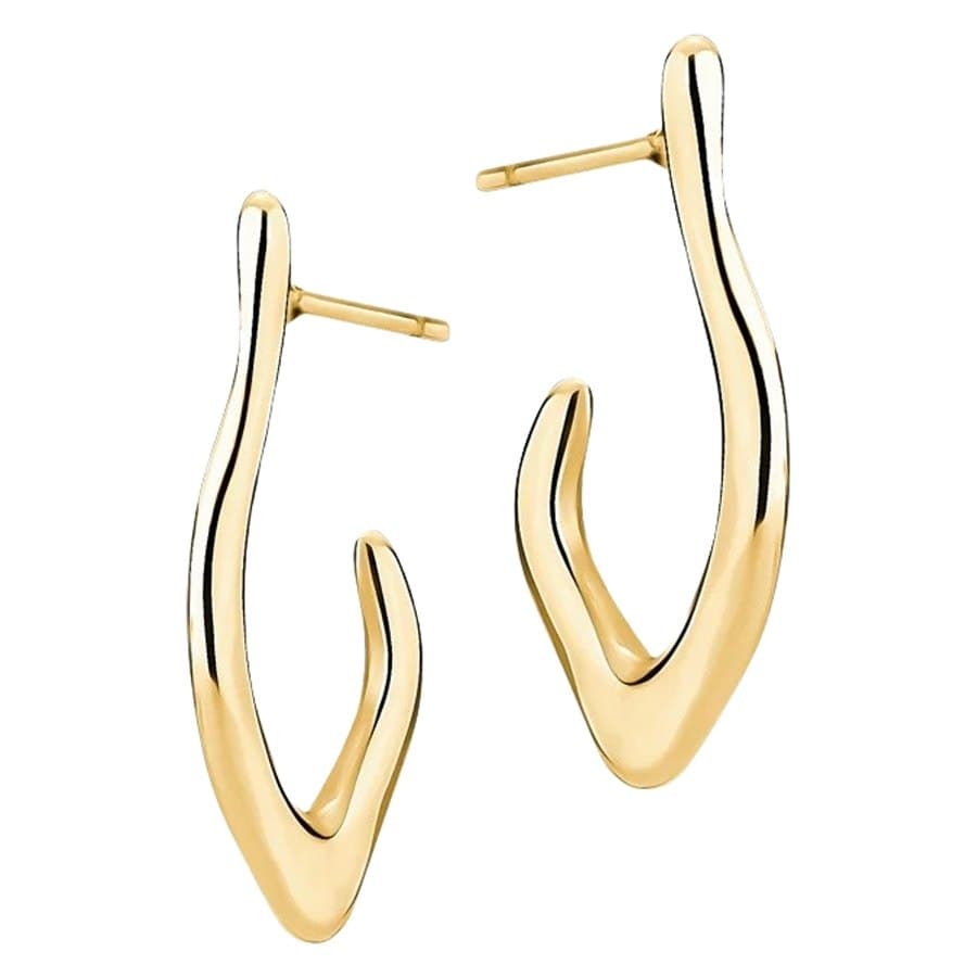 Sistie2ND Signe Kragh X Sistie2ND Creoles Small Gold Plated 26 mm