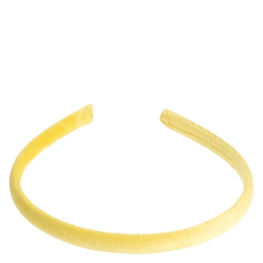 DARK Velvet Hair Band Thin Sun Yellow