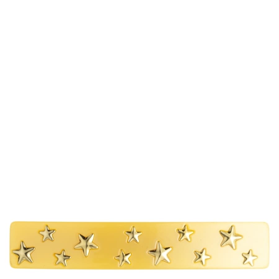 DARK Star Stud Hair Clip Large Yellow
