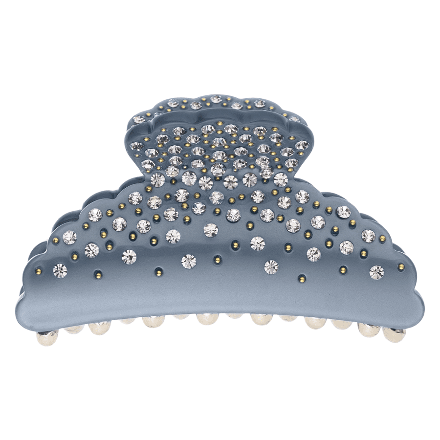 DARK Crystal Hair Claw Large Grisalle Blue