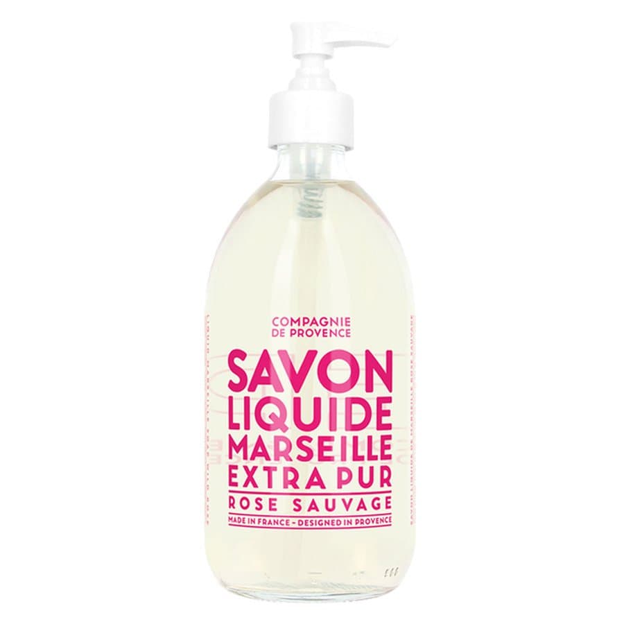 Compagnie De Provence Liquid Soap (Glass Bottle) Wild Rose 495ml