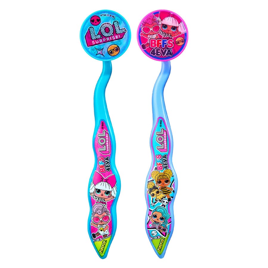 Firefly Toothbrush LOL Cap 2pk