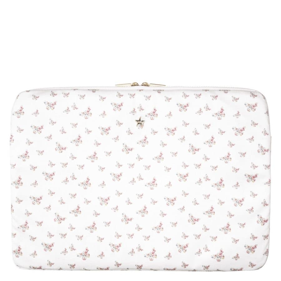 DARK Velvet Mac Cover Off White Butterfly Pattern