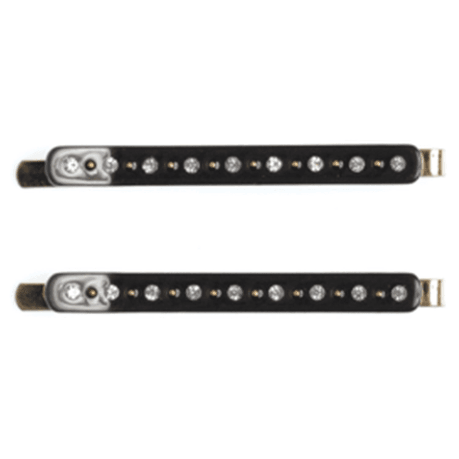 DARK Crystal Bobby Pin Chocolate Brown 1pcs