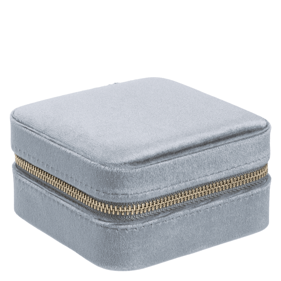 DARK Velvet Jewellery Box Sparkled Dark Sage