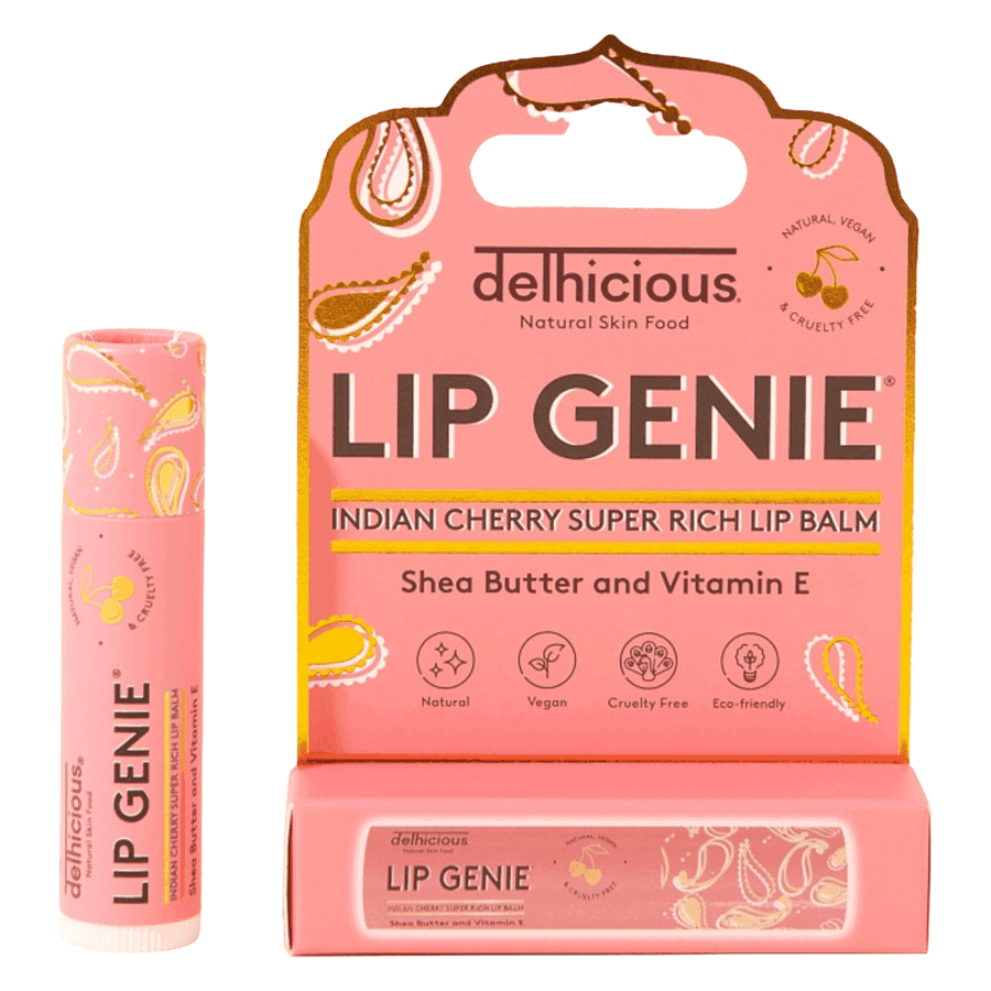 Delhicious Lip Genie Indian Cherry Super Rich Lip Balm
