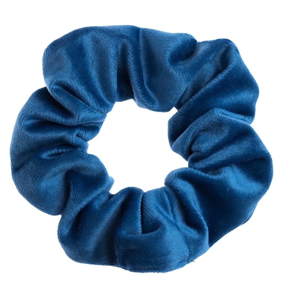 DARK Velvet Scrunchie ─ Strong Blue