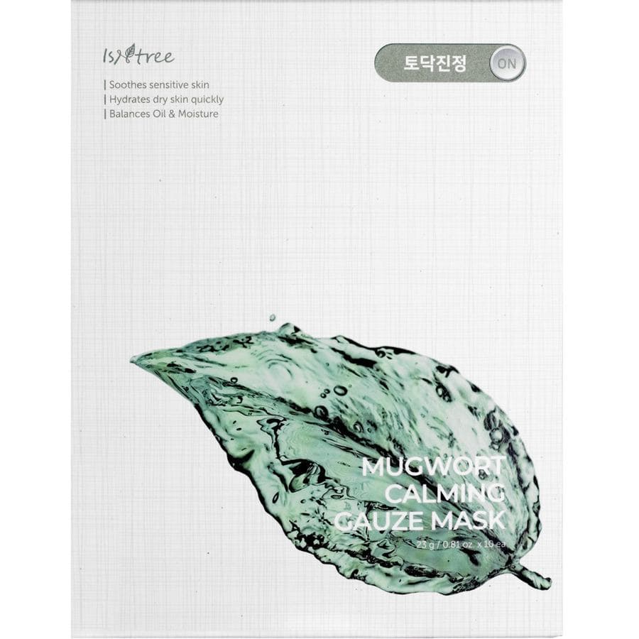 Isntree Mugwort Calming Gauze Mask 10 kpl