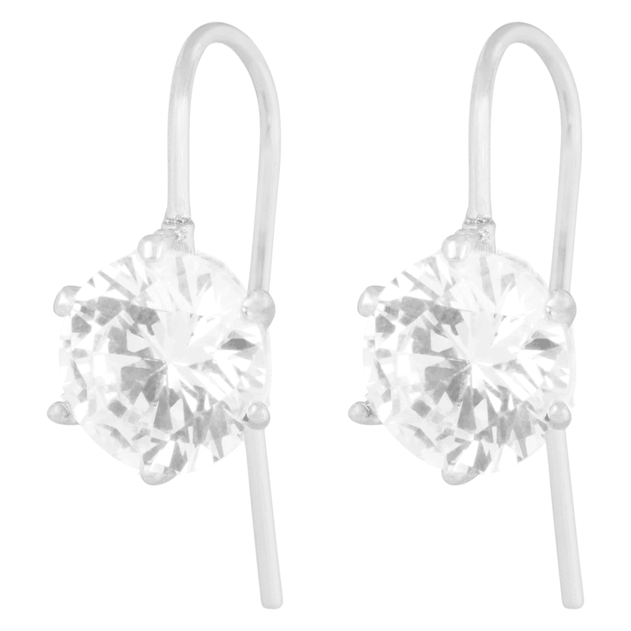 Snö of Sweden Noctelle Crystal Hook Ear Silver Clear Onesize