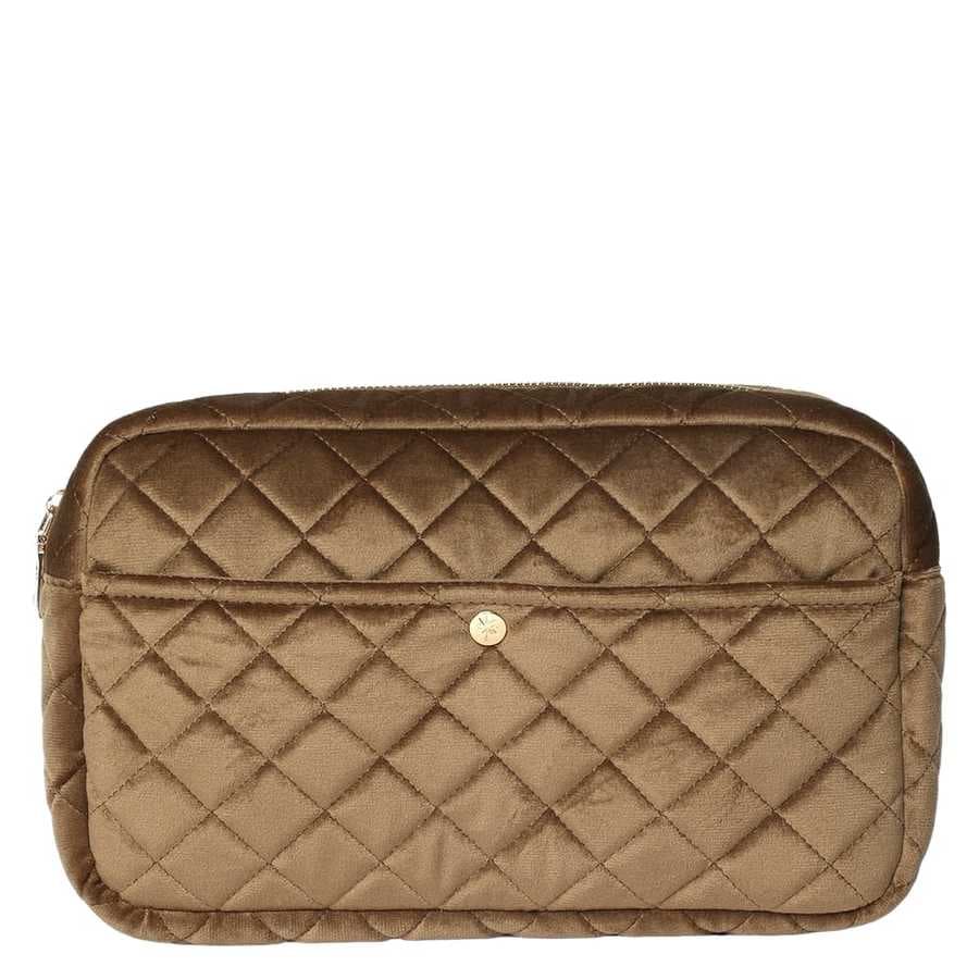 Fan Palm Beauty Bag Hazelnut Large