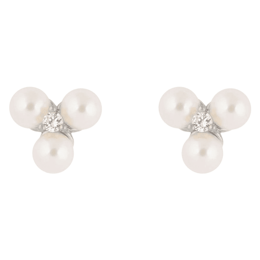 Snö Of Sweden Eira Tripple Pearl Ear Onesize Silver/ White