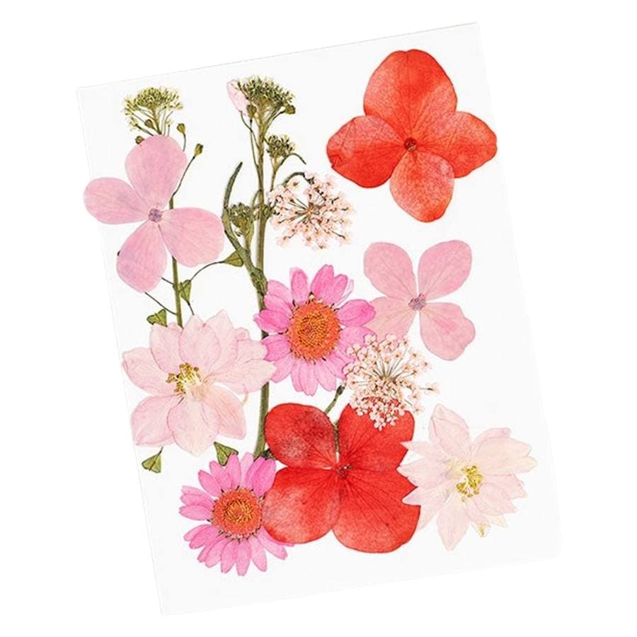 GLITTERNISTI Face Flowers Pink and Greens