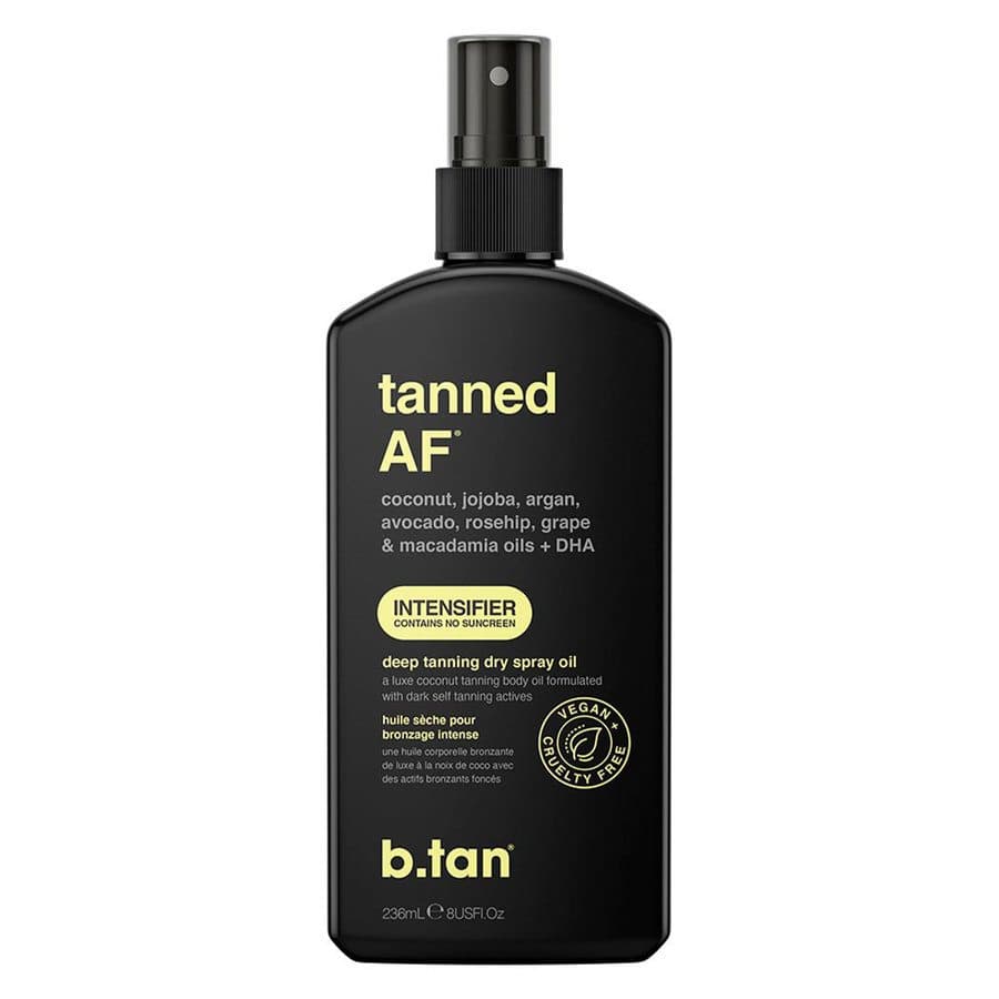B.Tan Tanned AF Intensifier Deep Tanning Dry Spray Oil 236 ml