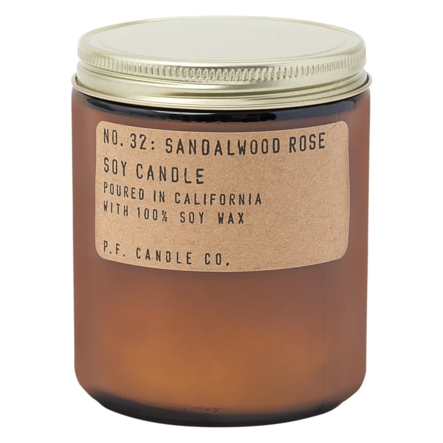 P.F. Candle Co Sandalwood Rose Standard Soy Candle 213ml