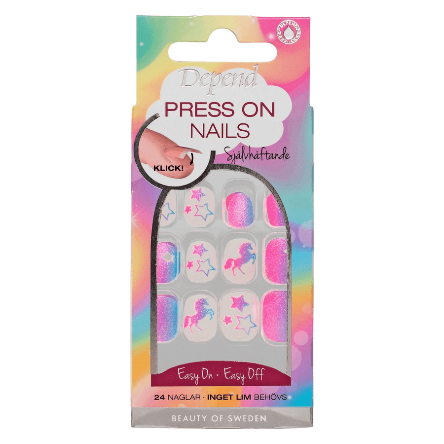 Depend Press on Nails for Children Horse