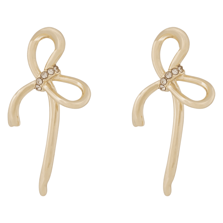 Snö Of Sweden Ribbon Small Ear Gold Clear Onesize