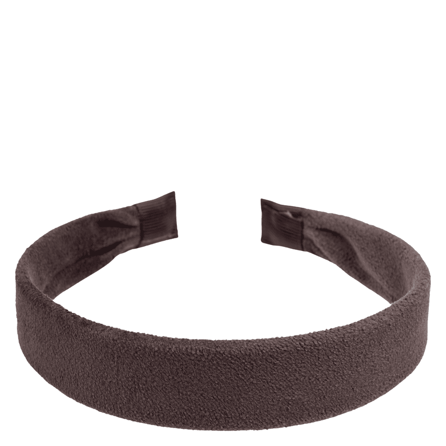DARK Velvet Hair Band Chocolate Brown