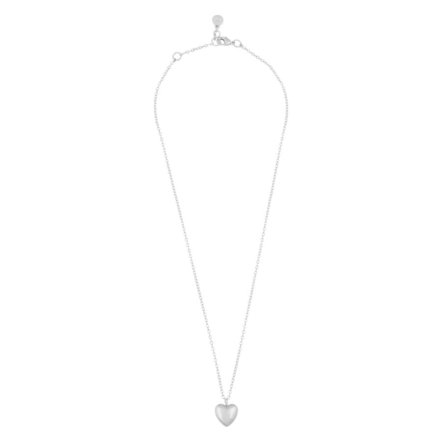 Snö of Sweden Lovely Heart Pendant Neck 42 plain Silver 42cm